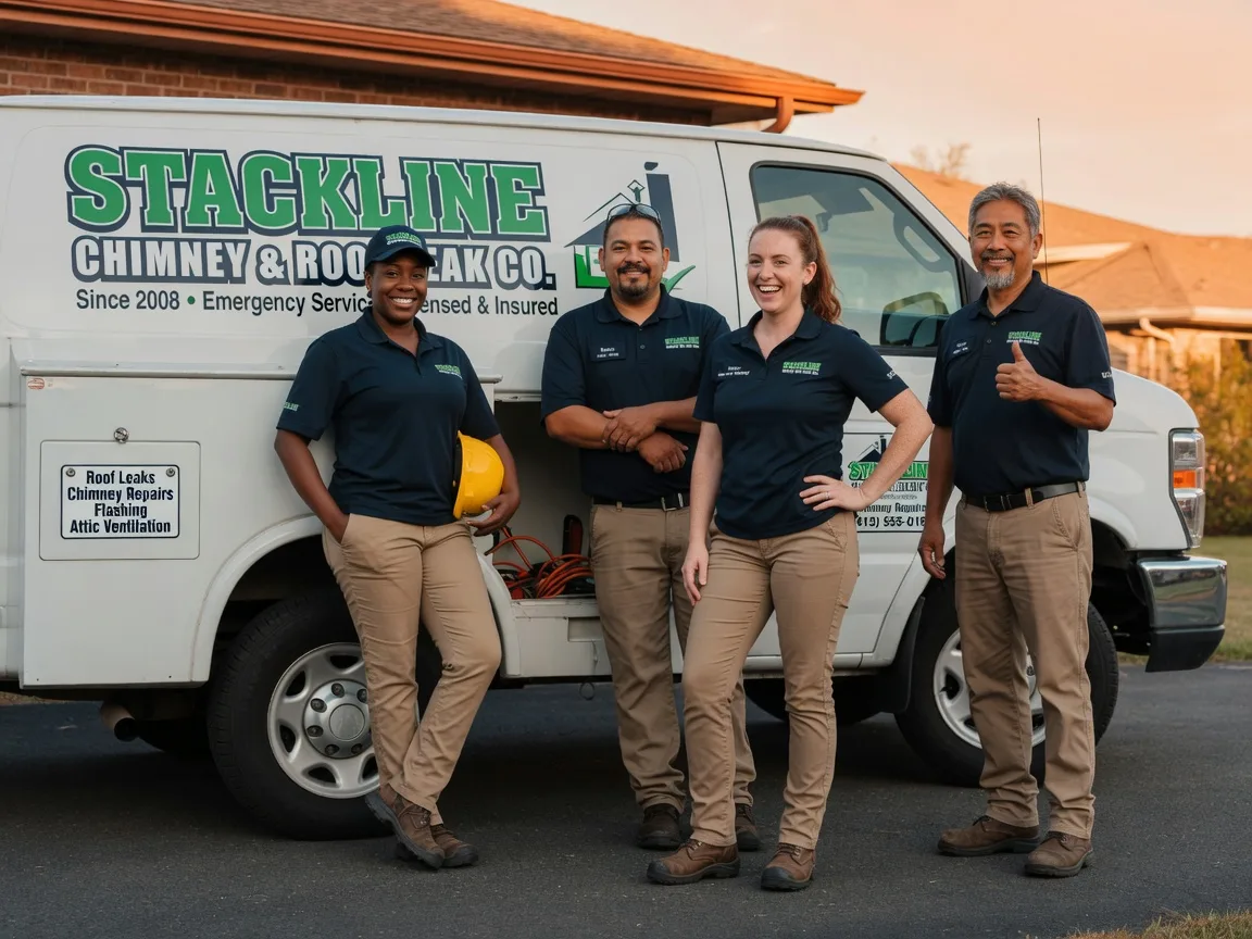 Chimney flashing repair company in Vinita, OK